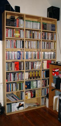 Photo of about 1,900 CDs